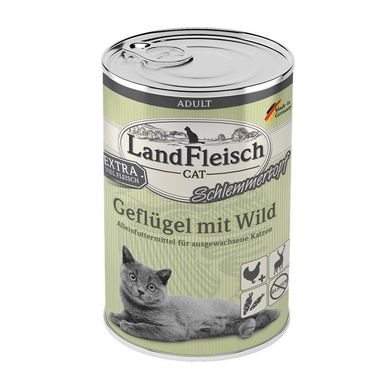 LandFleisch консервы для котов из домашней птицы и дичи LandFleisch