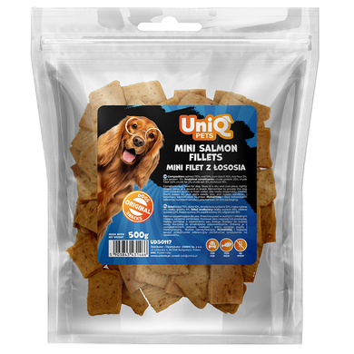 Ласощі для собак UniQ PETS Міні-філе лосося UniQ PETS