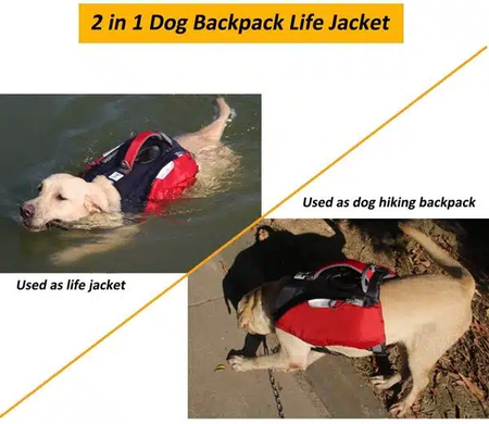 Спасательный жилет для собак Voyager Pet Dog Bagpack Voyager Pet
