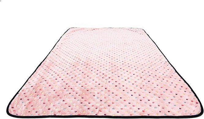 Теплый мягкий плед для домашних животных Люпосанчик Coral velvet, Pink Люпосанчик