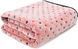 Теплый мягкий плед для домашних животных Люпосанчик Coral velvet, Pink, 40х60 см