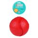 Іграшка для собак BronzeDog CHEW Звуковий футбольний м'яч червоний 15,2 см