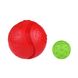 Іграшка для собак BronzeDog CHEW Звуковий футбольний м'яч червоний 15,2 см
