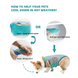 Дихаючий літній сонцезахисний одяг для собак Derby Breathable Summer Sun-protective Dog Clothing, Turquoise/Grey, S, 24-28 см, до 35 см, до 26 см