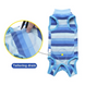 Костюм для восстановления собак WanTalk Striped Recovery Suit, Blue, S, 25 см, 32 см, 21 см